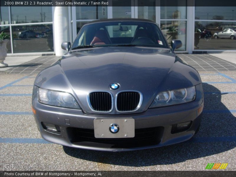 Steel Grey Metallic / Tanin Red 2000 BMW Z3 2.3 Roadster