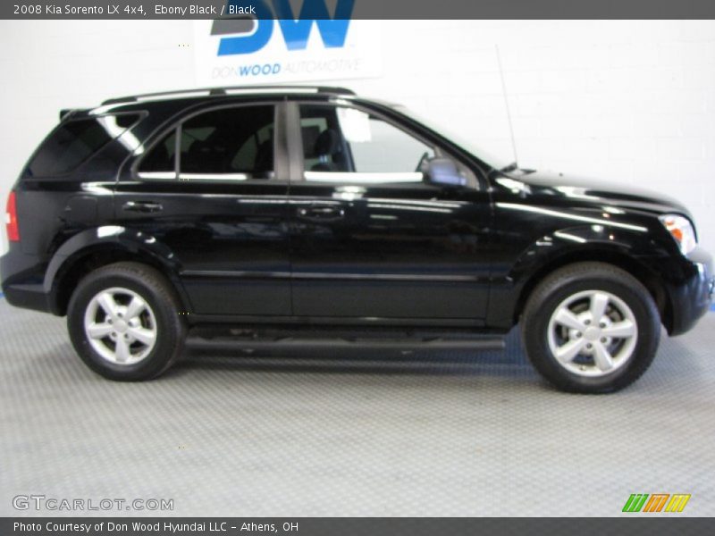 Ebony Black / Black 2008 Kia Sorento LX 4x4