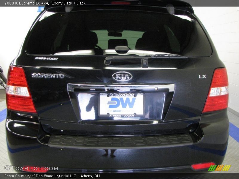 Ebony Black / Black 2008 Kia Sorento LX 4x4