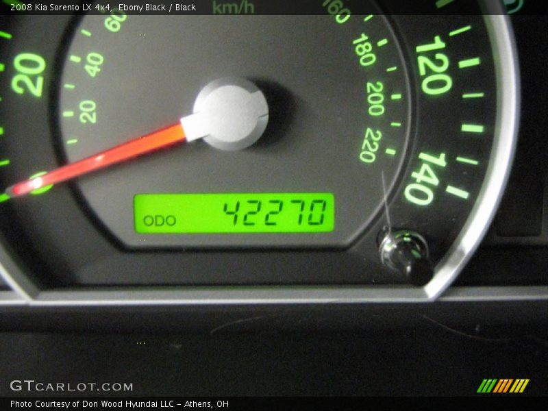 Ebony Black / Black 2008 Kia Sorento LX 4x4