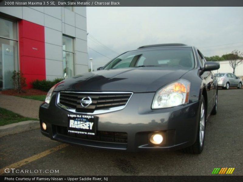 Dark Slate Metallic / Charcoal Black 2008 Nissan Maxima 3.5 SE
