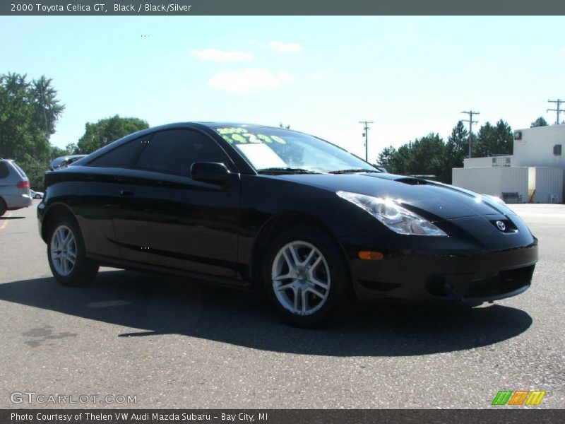 Black / Black/Silver 2000 Toyota Celica GT