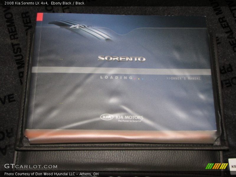 Ebony Black / Black 2008 Kia Sorento LX 4x4