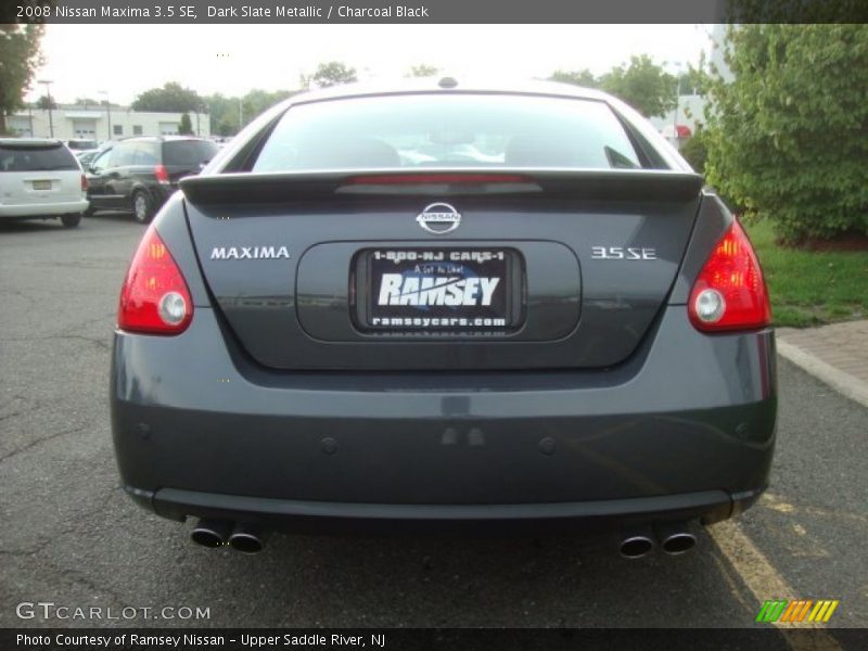 Dark Slate Metallic / Charcoal Black 2008 Nissan Maxima 3.5 SE