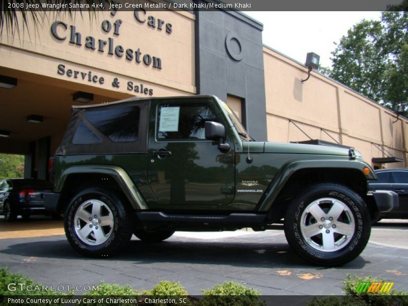 Jeep Green Metallic / Dark Khaki/Medium Khaki 2008 Jeep Wrangler Sahara 4x4