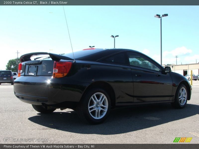 Black / Black/Silver 2000 Toyota Celica GT