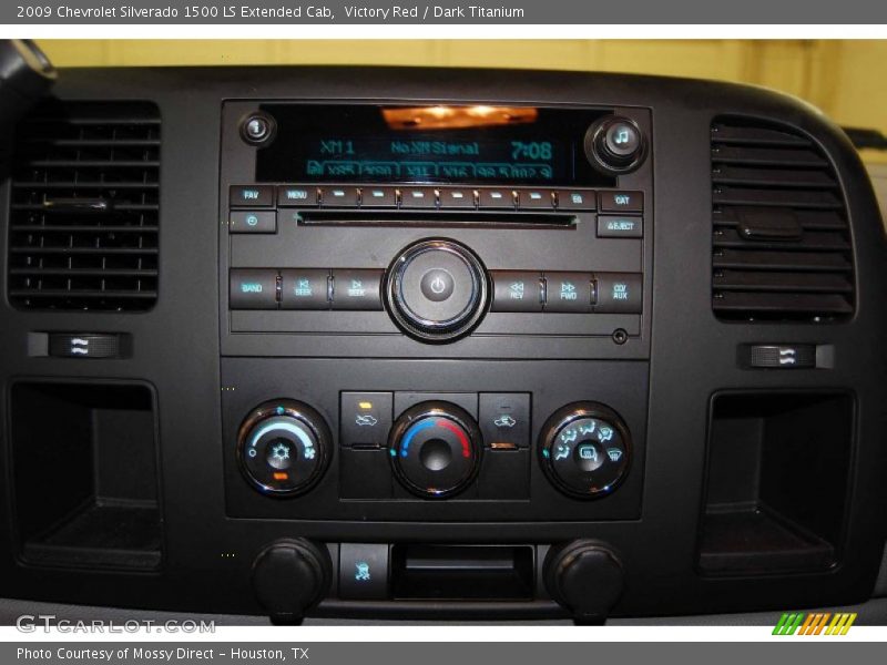 Victory Red / Dark Titanium 2009 Chevrolet Silverado 1500 LS Extended Cab