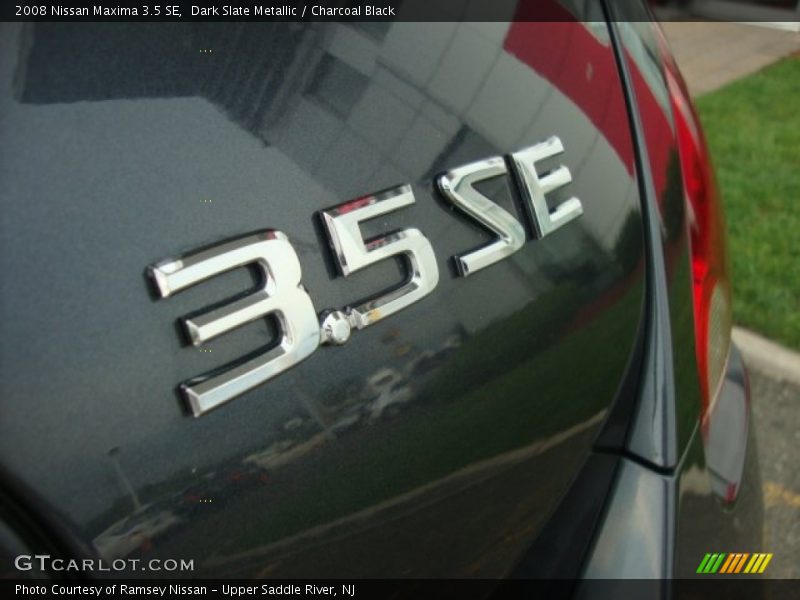 Dark Slate Metallic / Charcoal Black 2008 Nissan Maxima 3.5 SE