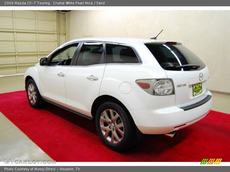 Crystal White Pearl Mica / Sand 2009 Mazda CX-7 Touring