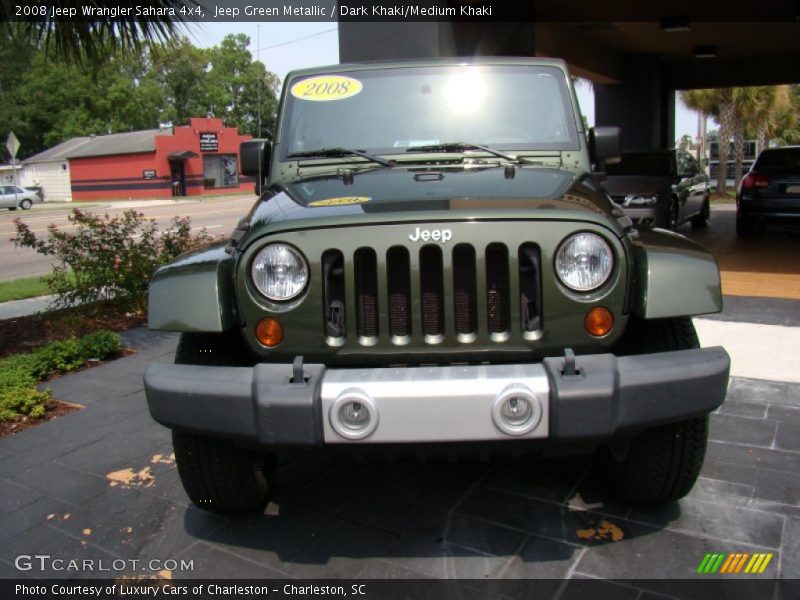 Jeep Green Metallic / Dark Khaki/Medium Khaki 2008 Jeep Wrangler Sahara 4x4