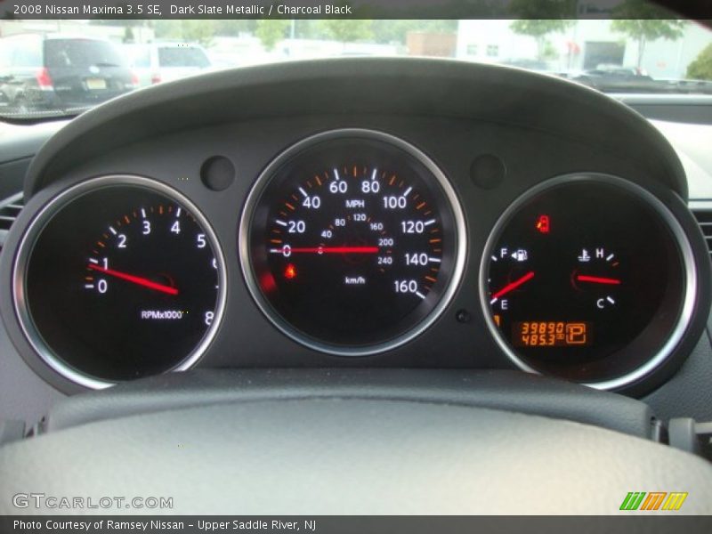 Dark Slate Metallic / Charcoal Black 2008 Nissan Maxima 3.5 SE