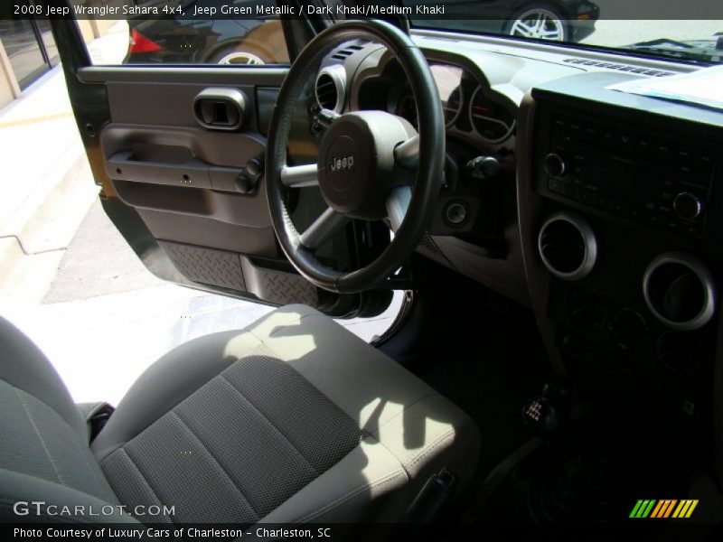 Jeep Green Metallic / Dark Khaki/Medium Khaki 2008 Jeep Wrangler Sahara 4x4