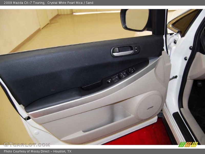 Crystal White Pearl Mica / Sand 2009 Mazda CX-7 Touring