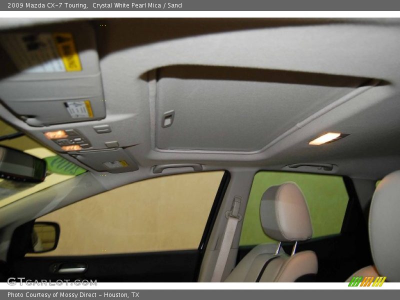 Crystal White Pearl Mica / Sand 2009 Mazda CX-7 Touring