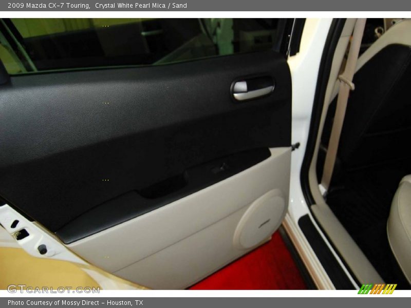 Crystal White Pearl Mica / Sand 2009 Mazda CX-7 Touring