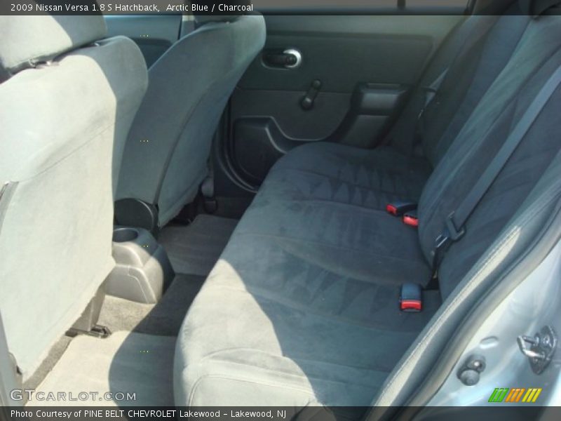 Arctic Blue / Charcoal 2009 Nissan Versa 1.8 S Hatchback
