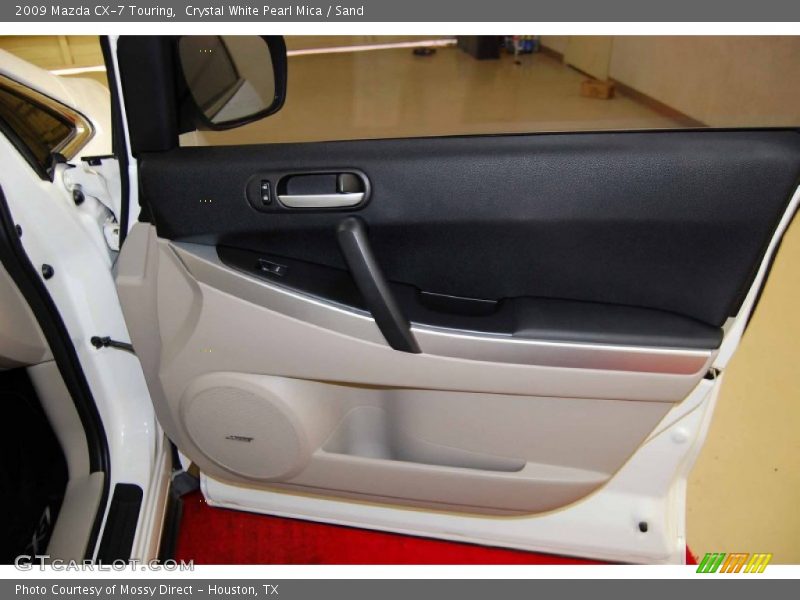 Crystal White Pearl Mica / Sand 2009 Mazda CX-7 Touring