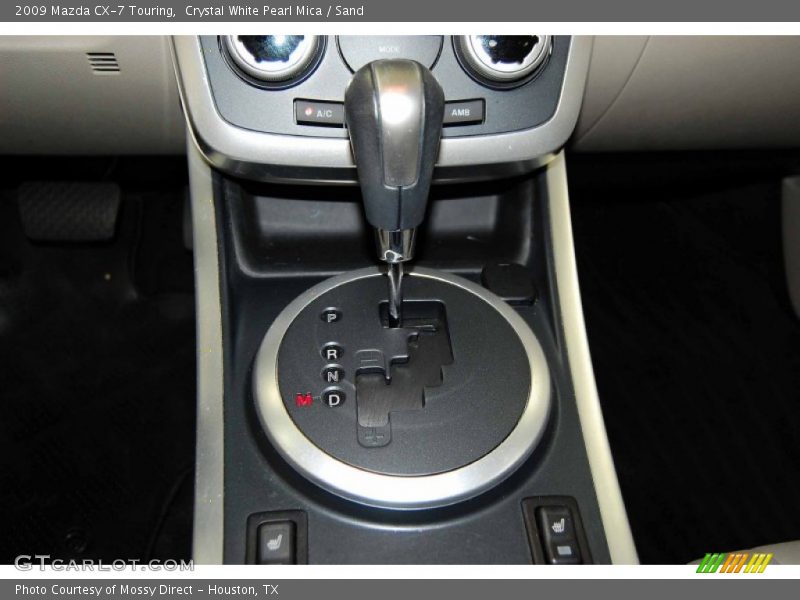 Crystal White Pearl Mica / Sand 2009 Mazda CX-7 Touring