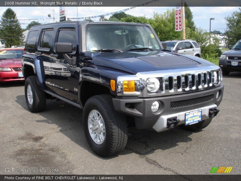 Midnight Blue Metallic / Ebony Black 2008 Hummer H3