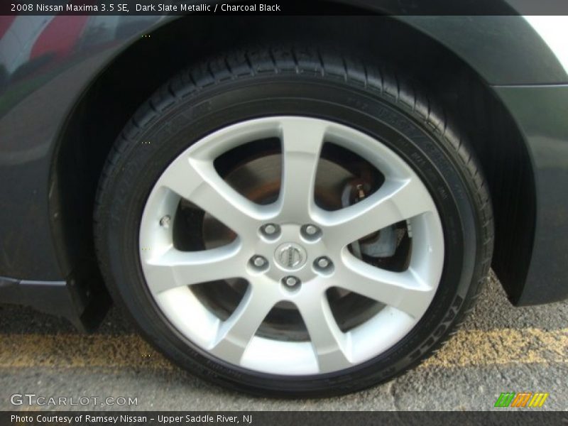 Dark Slate Metallic / Charcoal Black 2008 Nissan Maxima 3.5 SE