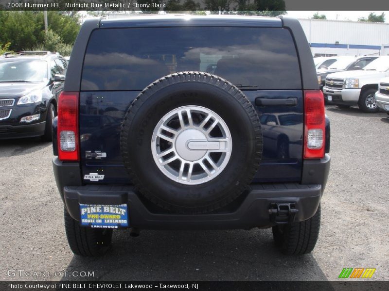 Midnight Blue Metallic / Ebony Black 2008 Hummer H3