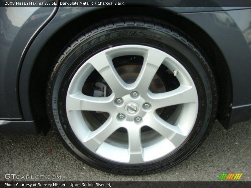 Dark Slate Metallic / Charcoal Black 2008 Nissan Maxima 3.5 SE