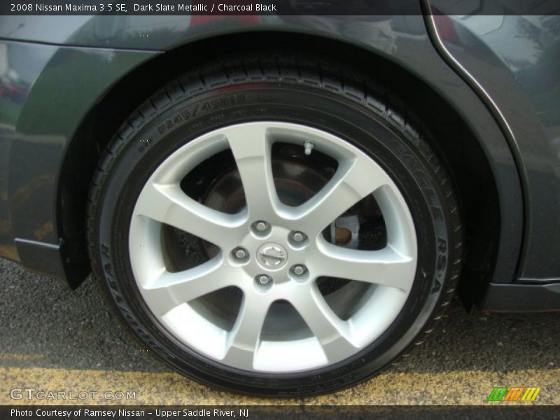 Dark Slate Metallic / Charcoal Black 2008 Nissan Maxima 3.5 SE