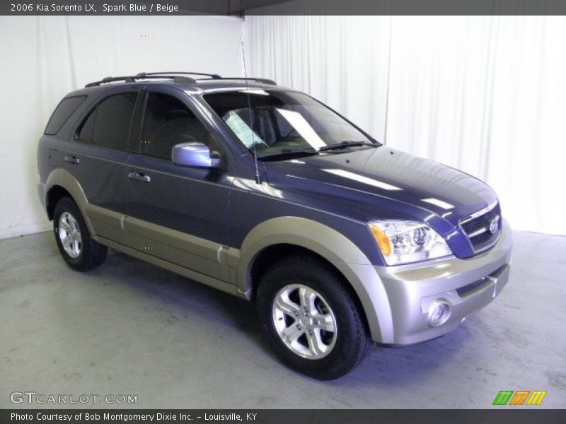 Spark Blue / Beige 2006 Kia Sorento LX