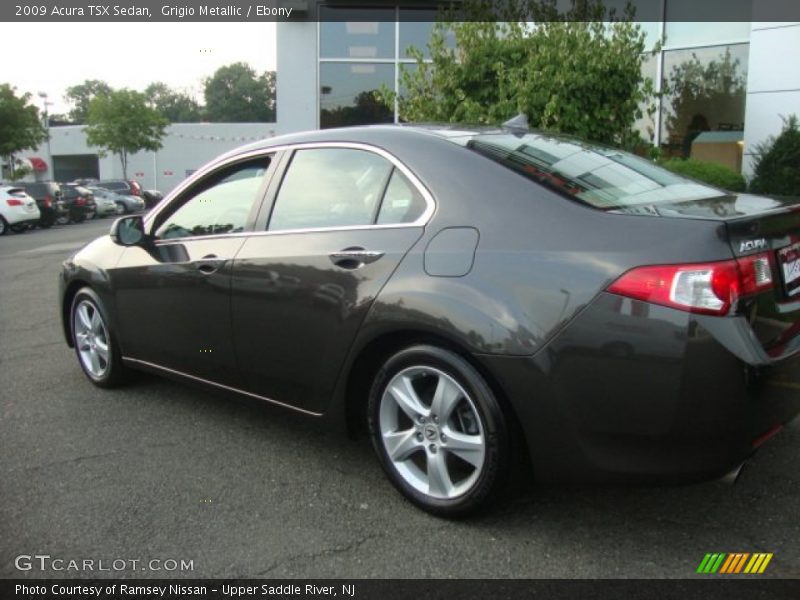 Grigio Metallic / Ebony 2009 Acura TSX Sedan