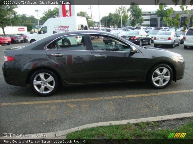 Grigio Metallic / Ebony 2009 Acura TSX Sedan