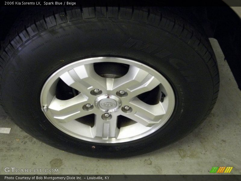 Spark Blue / Beige 2006 Kia Sorento LX