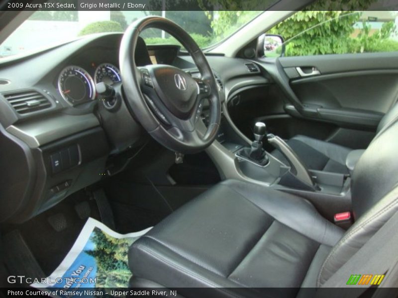  2009 TSX Sedan Ebony Interior