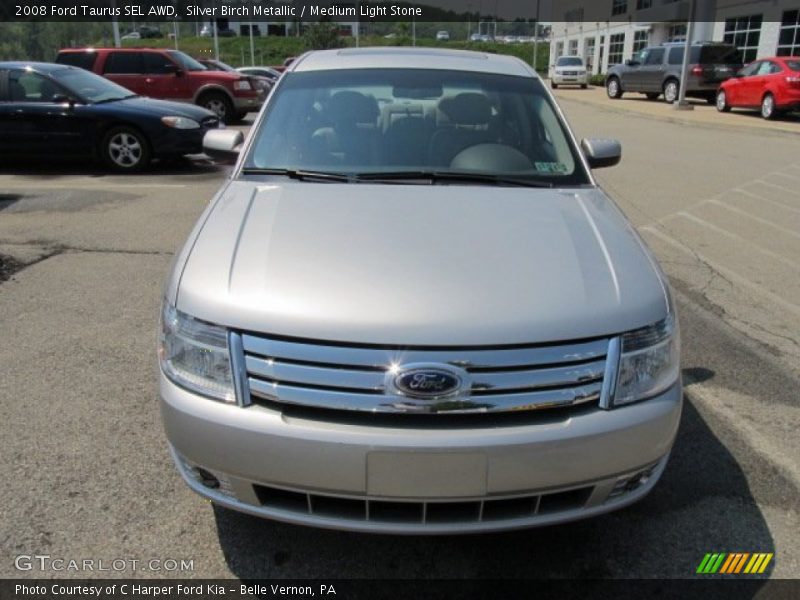 Silver Birch Metallic / Medium Light Stone 2008 Ford Taurus SEL AWD