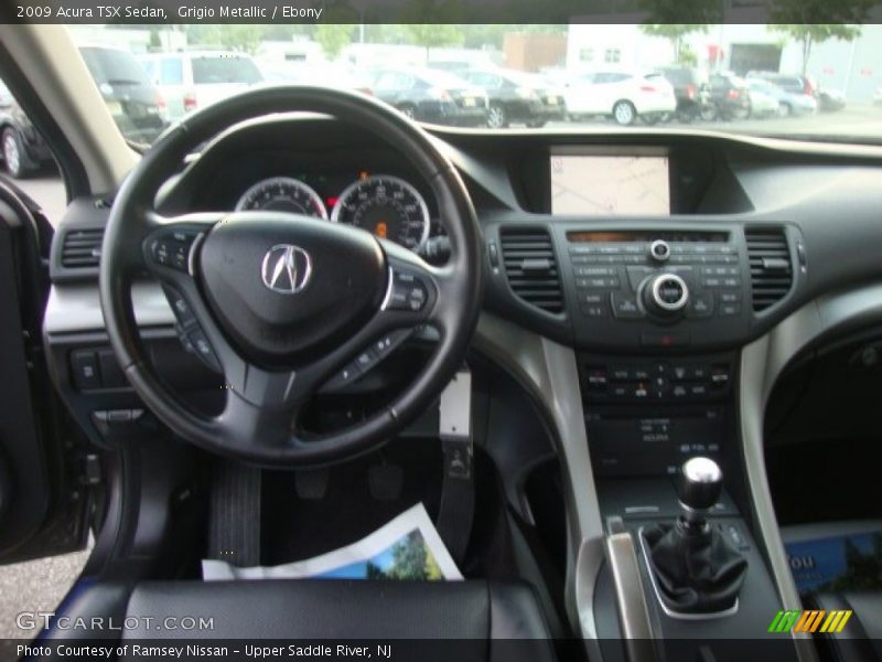 Grigio Metallic / Ebony 2009 Acura TSX Sedan
