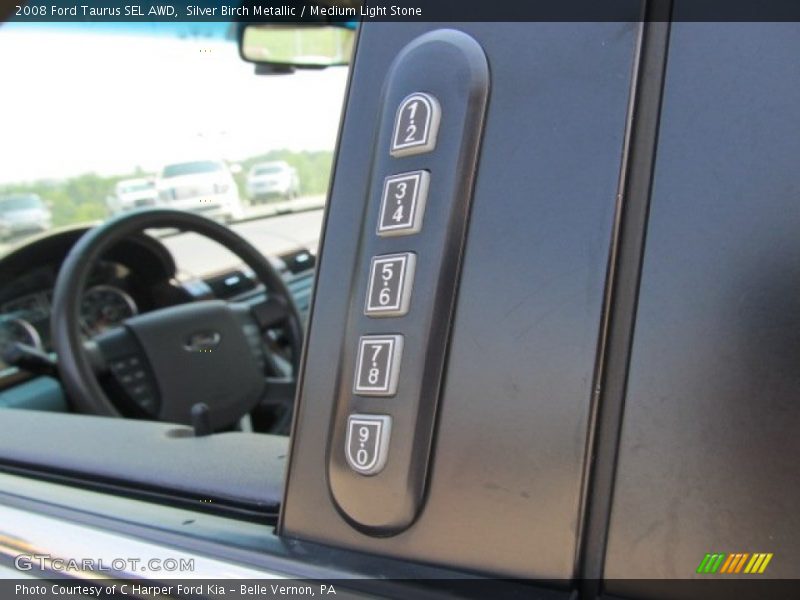Silver Birch Metallic / Medium Light Stone 2008 Ford Taurus SEL AWD