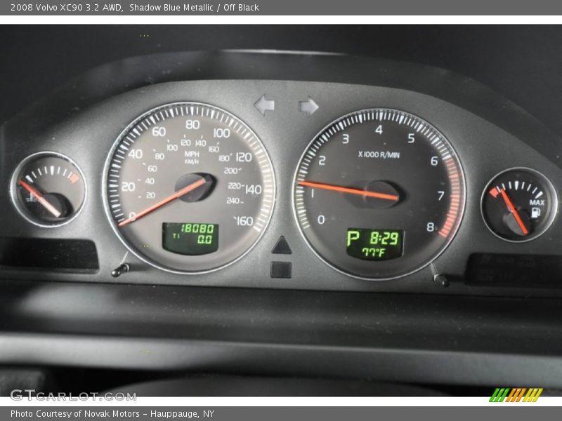 Shadow Blue Metallic / Off Black 2008 Volvo XC90 3.2 AWD