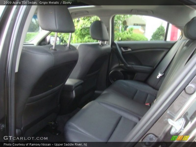 2009 TSX Sedan Ebony Interior