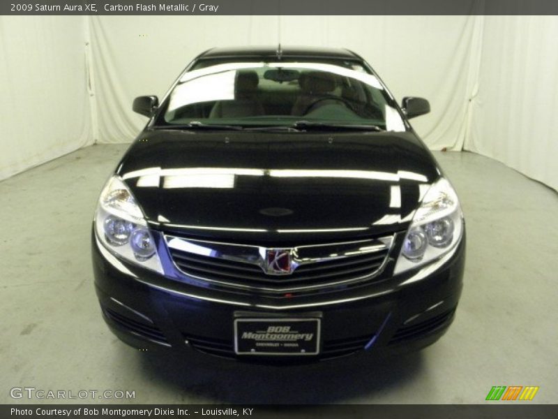 Carbon Flash Metallic / Gray 2009 Saturn Aura XE