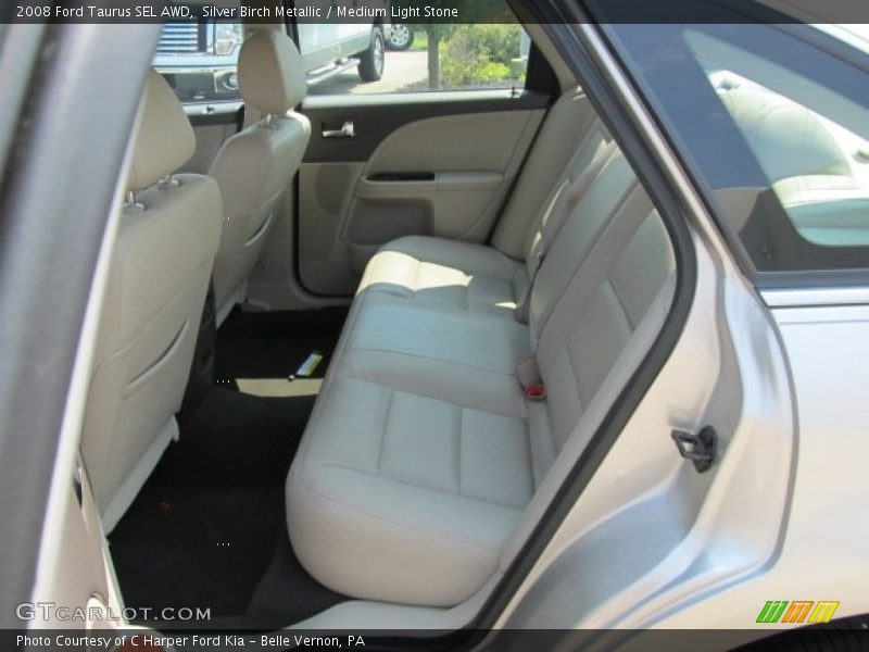Silver Birch Metallic / Medium Light Stone 2008 Ford Taurus SEL AWD