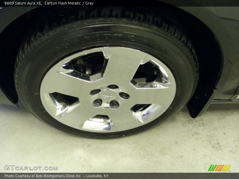 Carbon Flash Metallic / Gray 2009 Saturn Aura XE