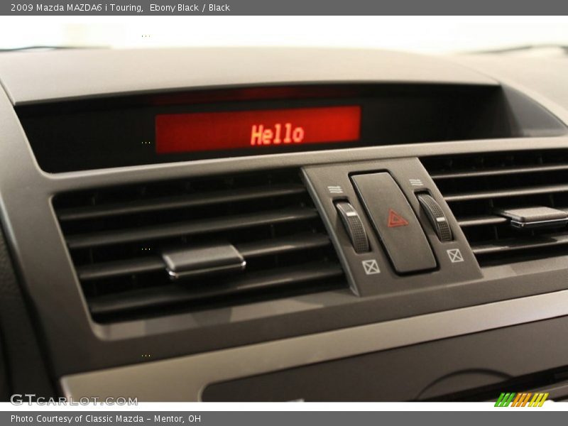 Ebony Black / Black 2009 Mazda MAZDA6 i Touring