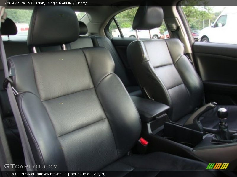 Grigio Metallic / Ebony 2009 Acura TSX Sedan