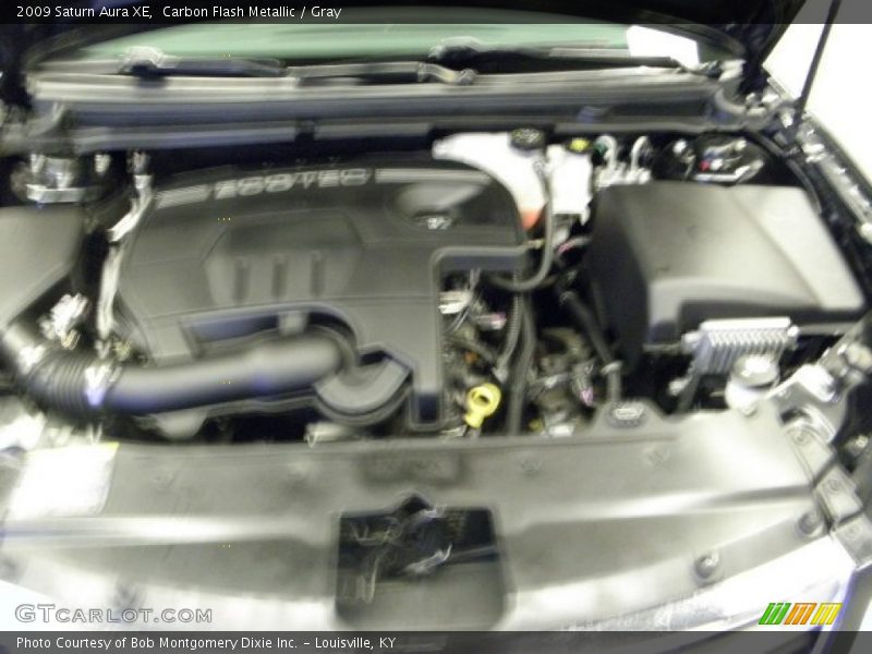 Carbon Flash Metallic / Gray 2009 Saturn Aura XE