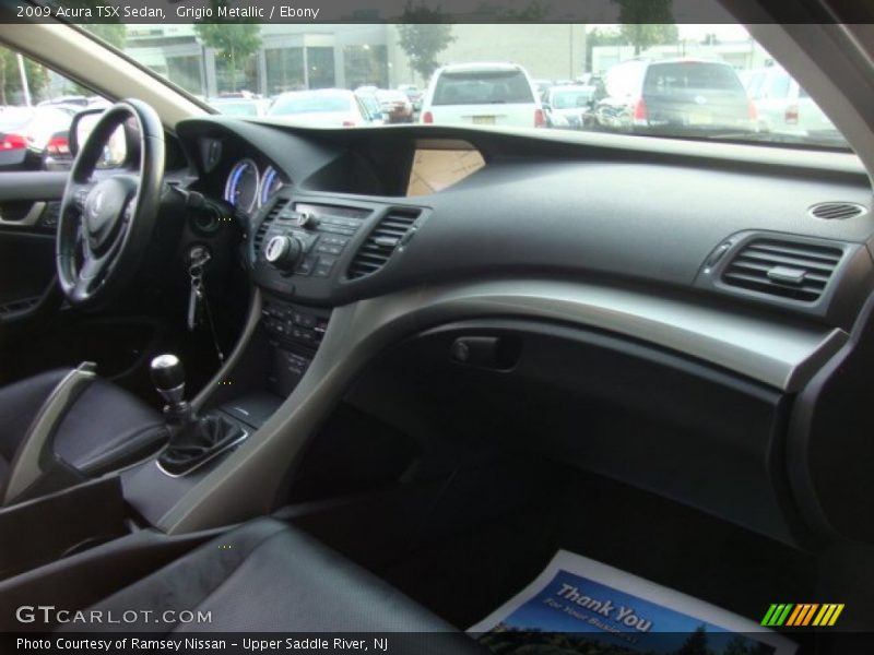 Grigio Metallic / Ebony 2009 Acura TSX Sedan