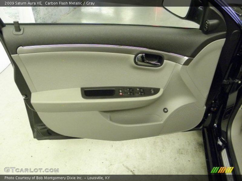 Carbon Flash Metallic / Gray 2009 Saturn Aura XE