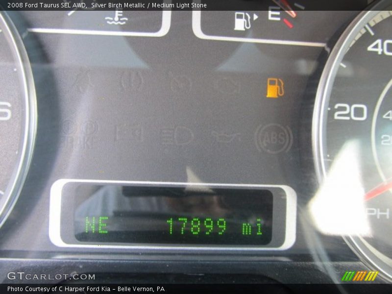 Silver Birch Metallic / Medium Light Stone 2008 Ford Taurus SEL AWD