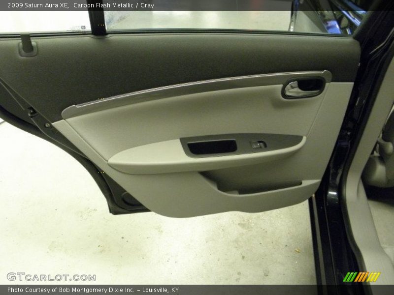 Carbon Flash Metallic / Gray 2009 Saturn Aura XE