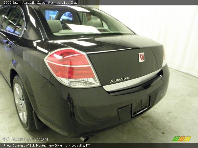 Carbon Flash Metallic / Gray 2009 Saturn Aura XE