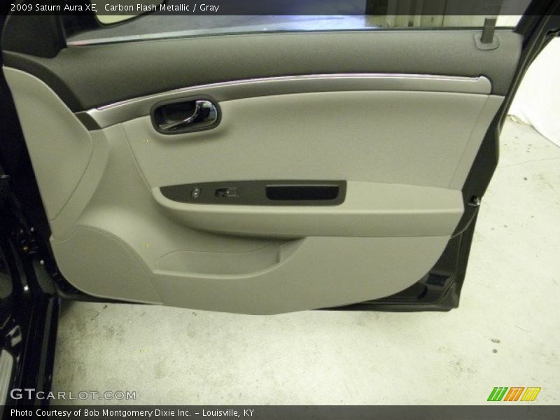 Carbon Flash Metallic / Gray 2009 Saturn Aura XE