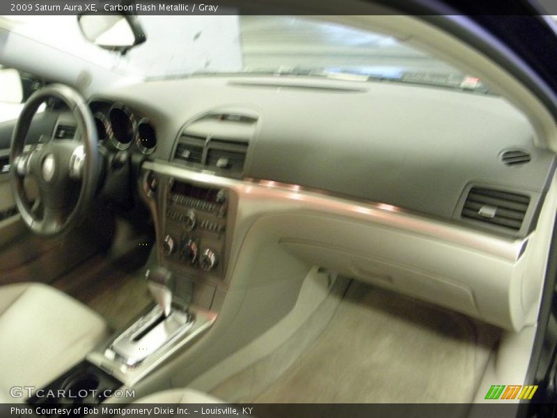 Carbon Flash Metallic / Gray 2009 Saturn Aura XE